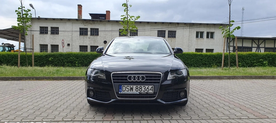 Audi A4 cena 28000 przebieg: 259368, rok produkcji 2008 z Ziębice małe 154